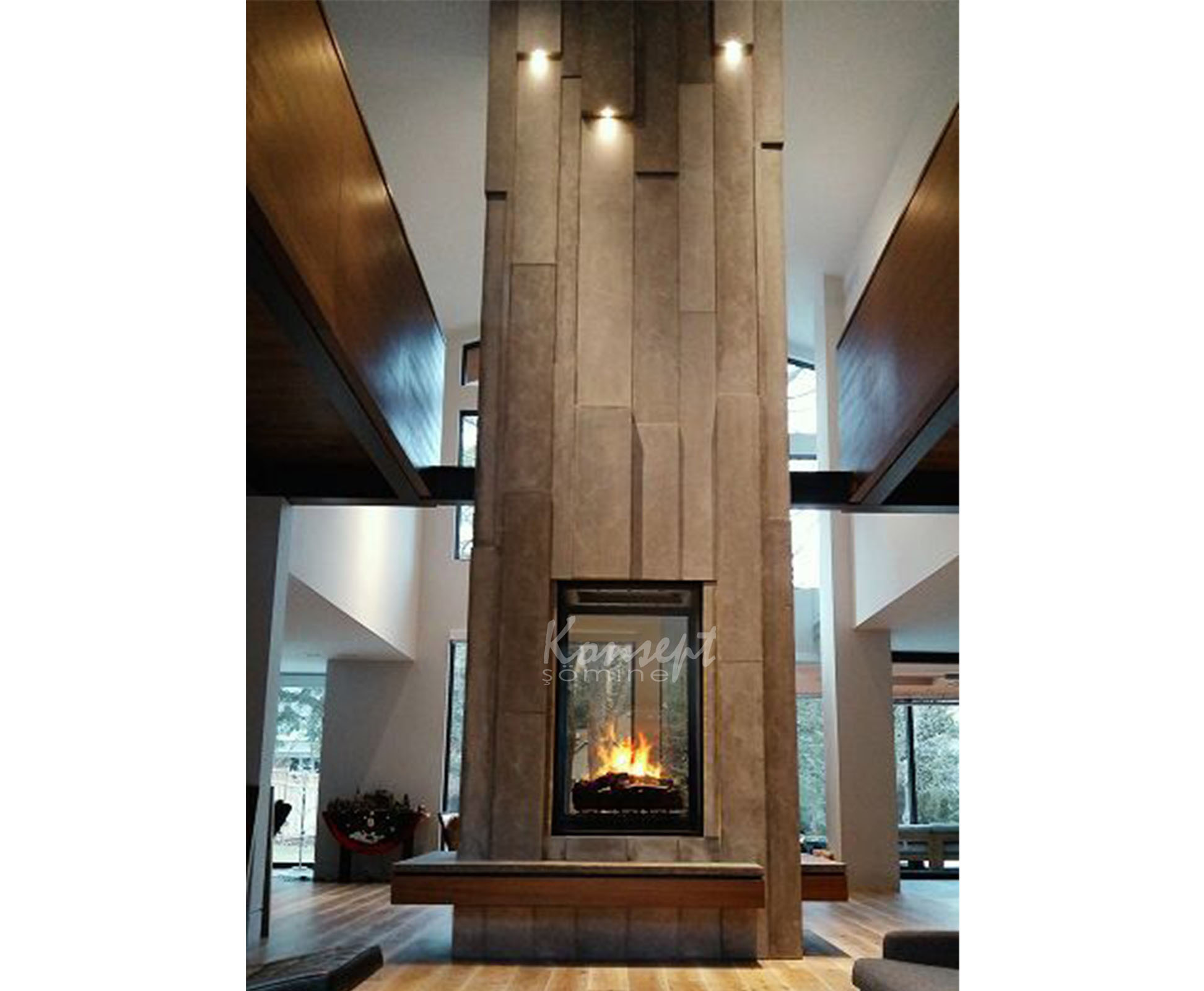 Double Sided Fireplace 06
