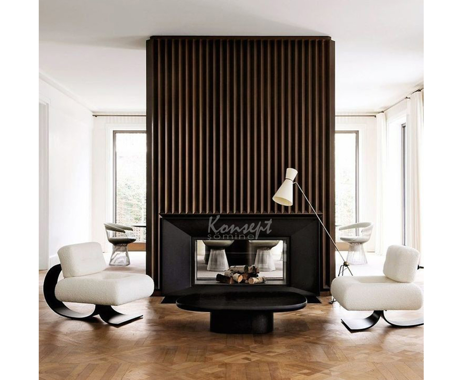 Double Sided Fireplace 07