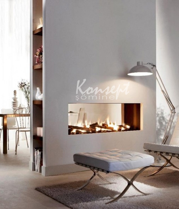 Double Sided Fireplace 11