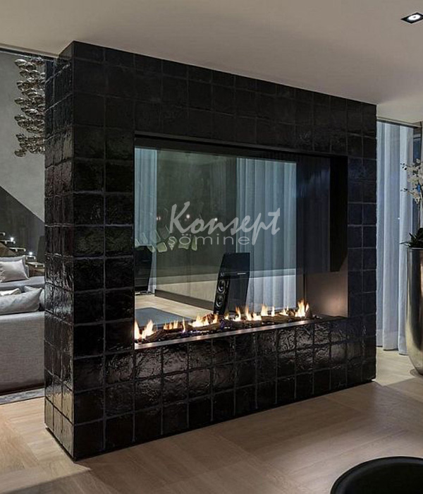  Double Sided Fireplace 12