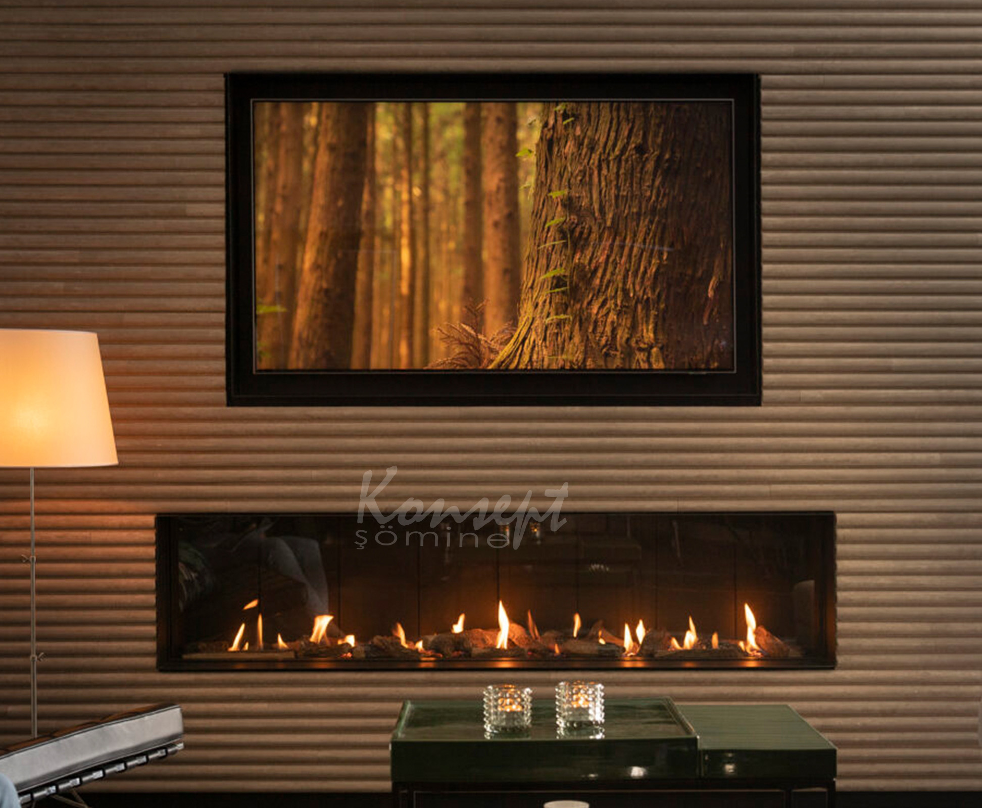 Doğalgazlı Plazma şömine 16