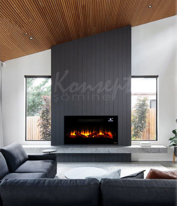 Plazma elektrikli şömine 02