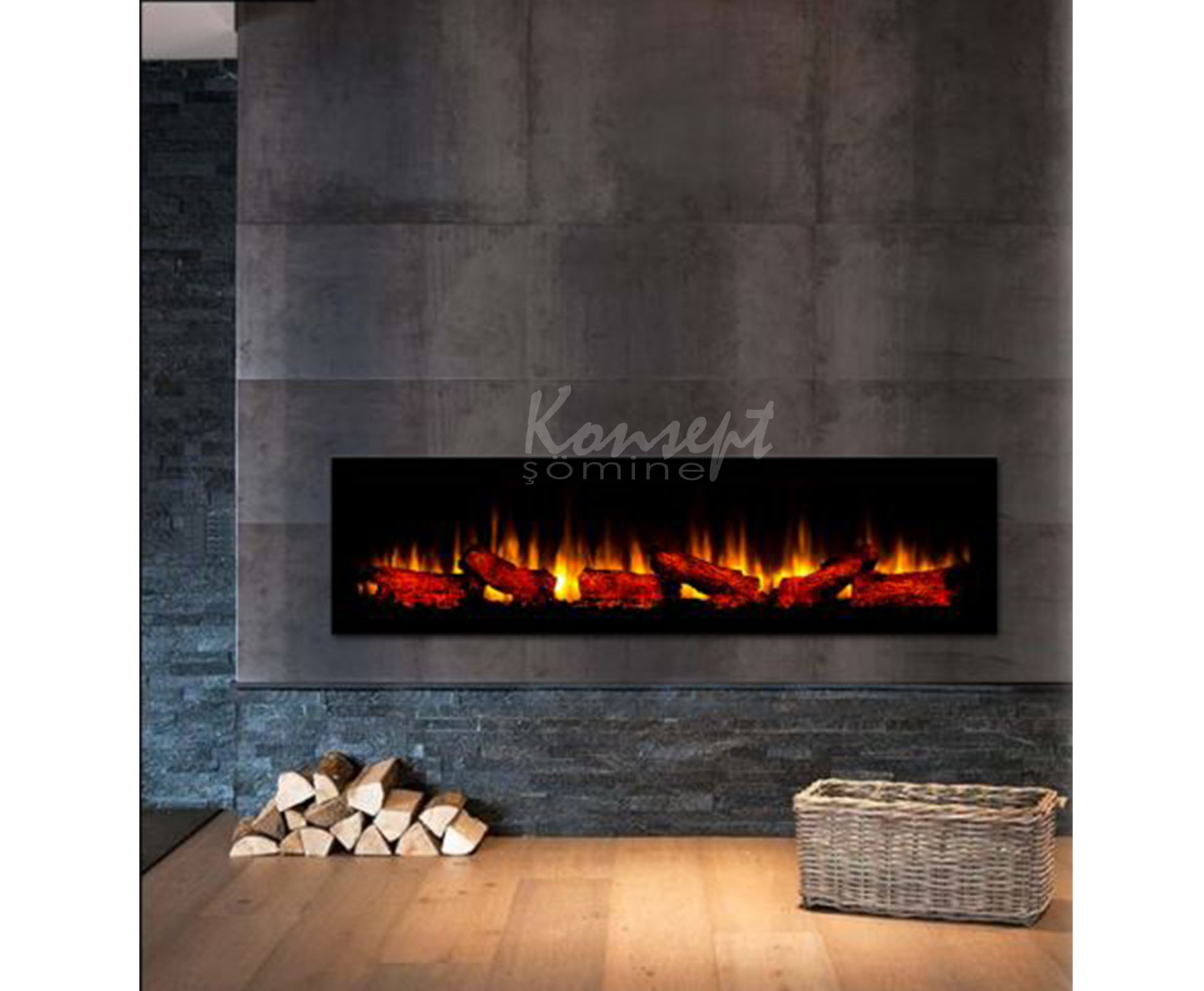 Plazma elektrikli şömine 10