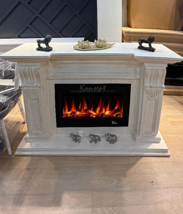 Plasma electric fireplace 104