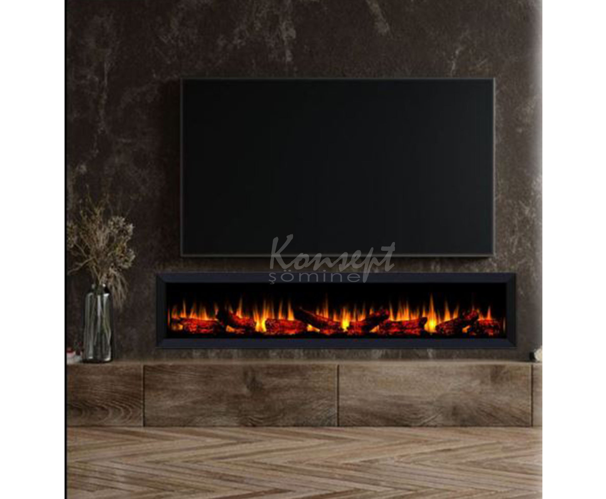 Plazma elektrikli şömine 17