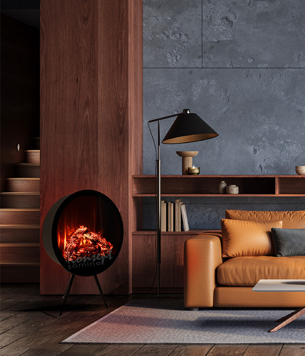 Plazma elektrikli şömine 28