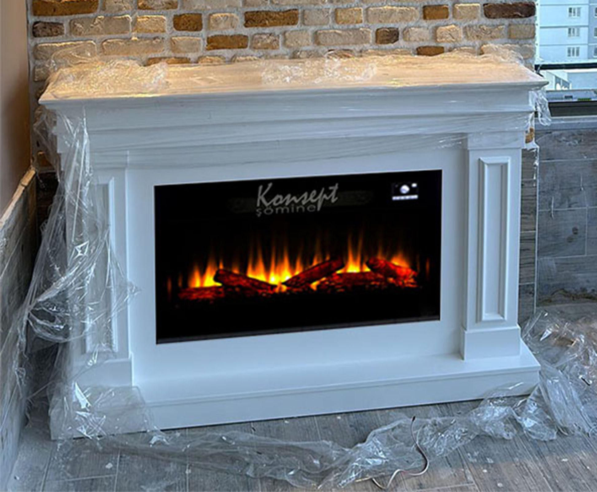 Plazma elektrikli şömine 41