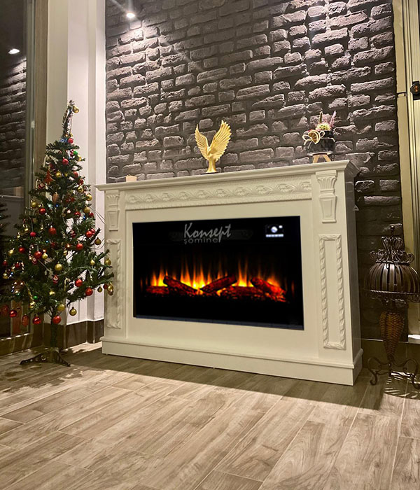 Plazma elektrikli şömine 44