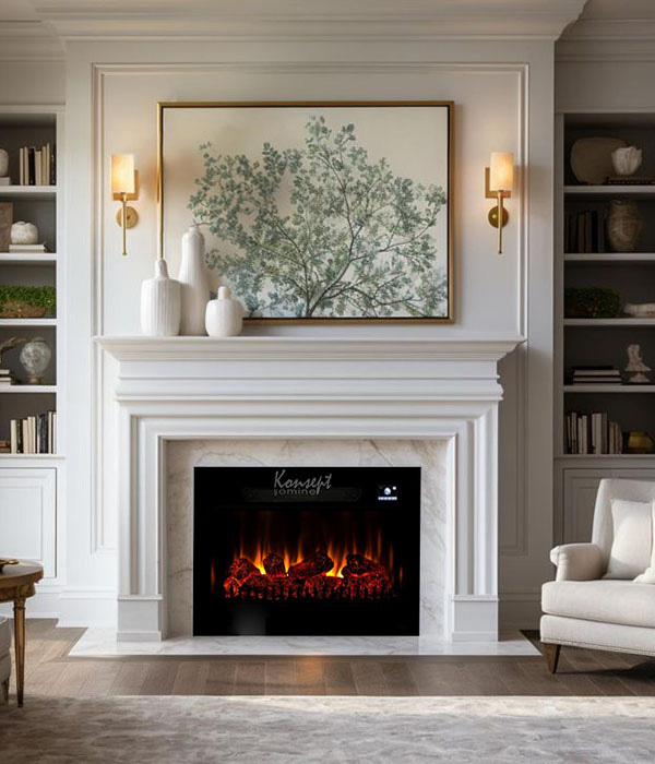 Plazma elektrikli şömine 78