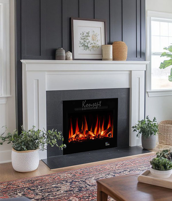 Plazma elektrikli şömine 85