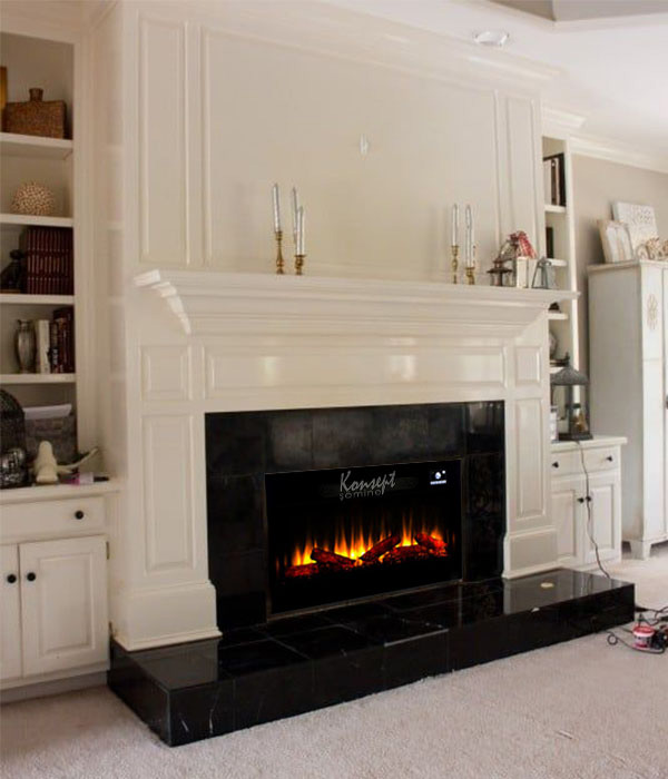 Plazma elektrikli şömine 88