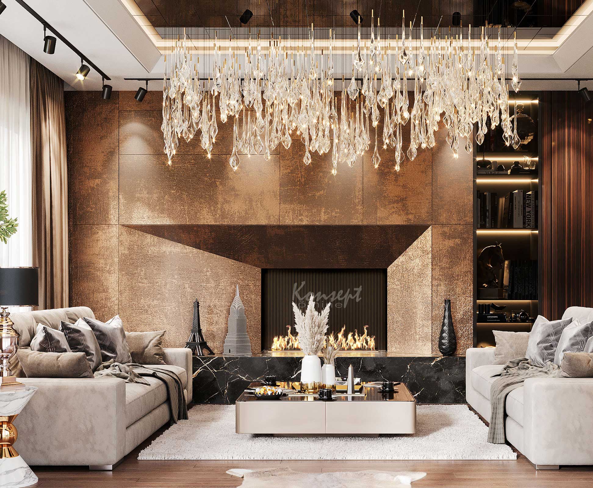 Sabit ethanol şömine 01 