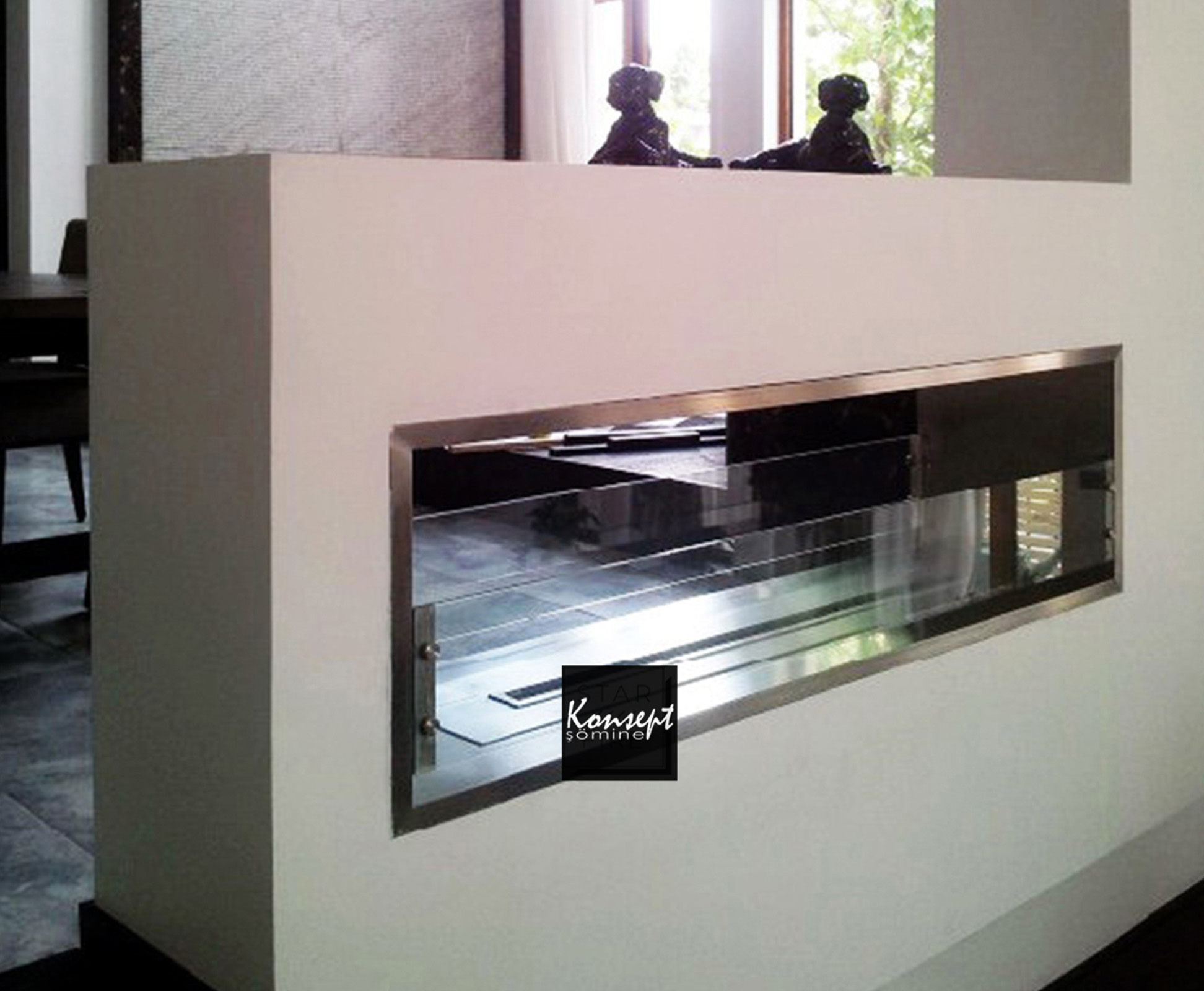 Sabit ethanol şömine 03