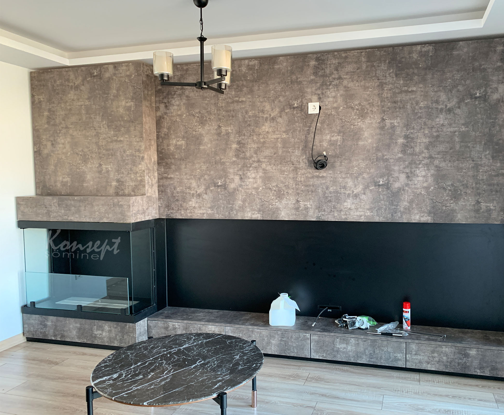 Sabit ethanol şömine 04