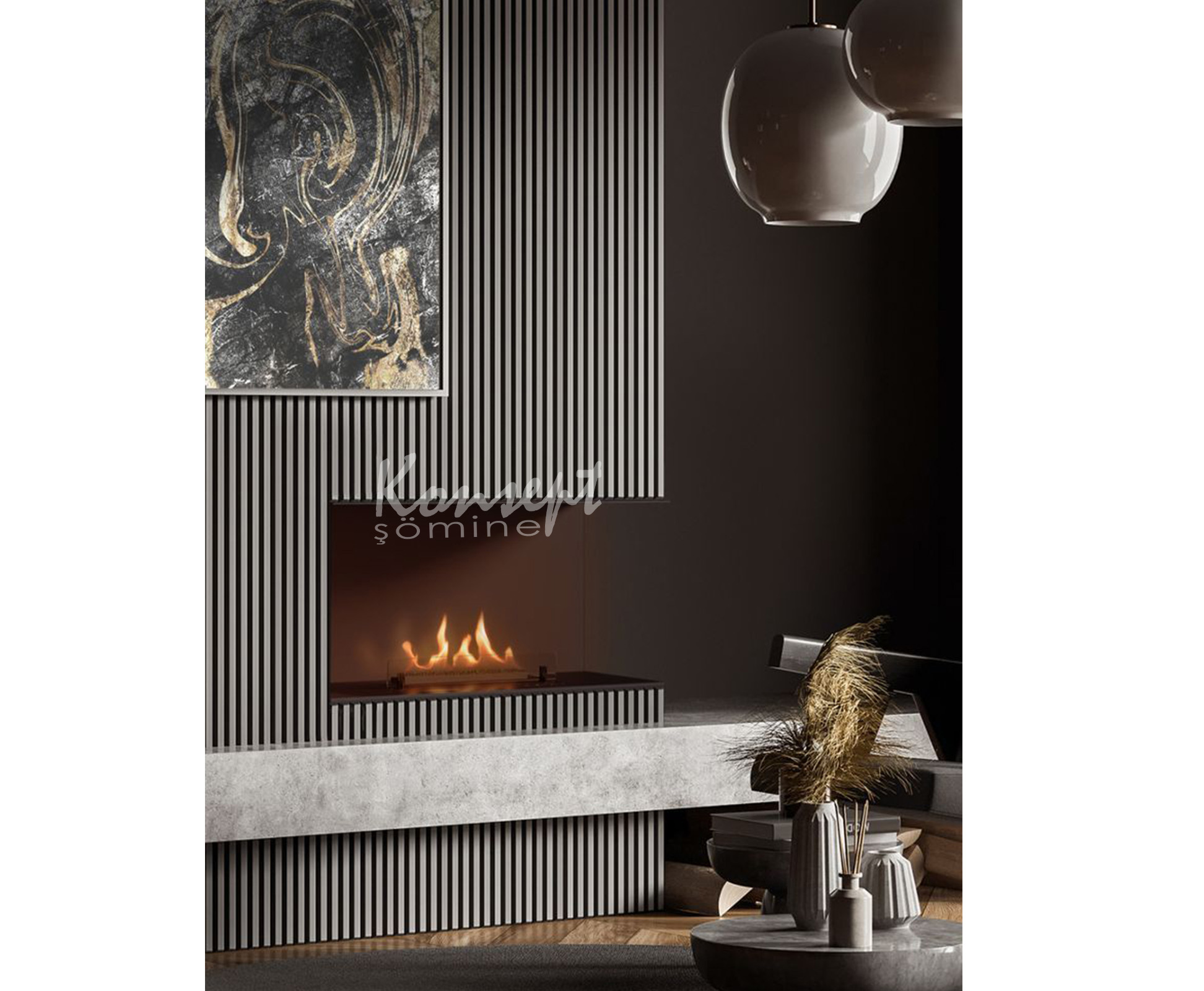 Sabit ethanol şömine 22