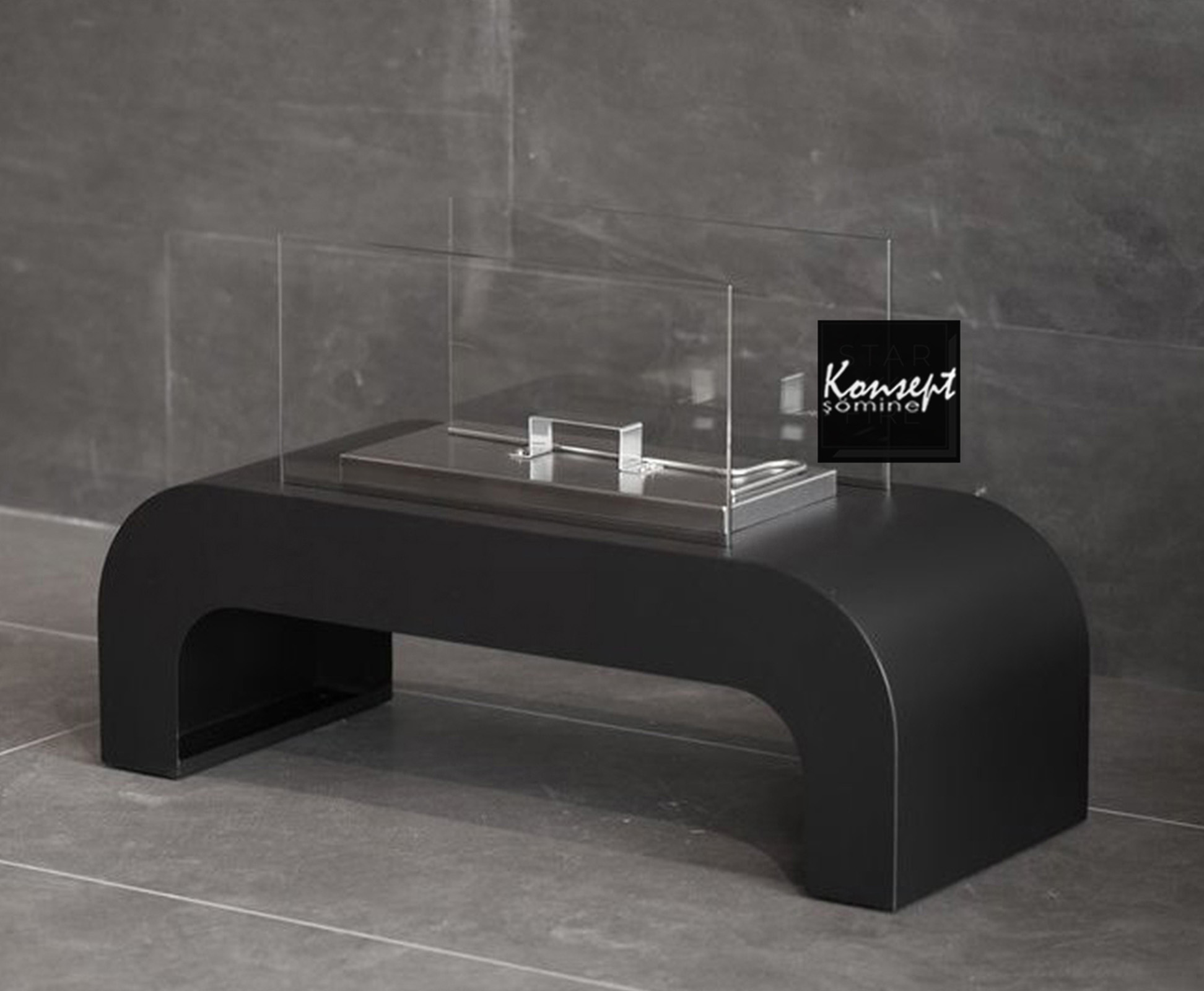 Portable ethanol fireplace 13