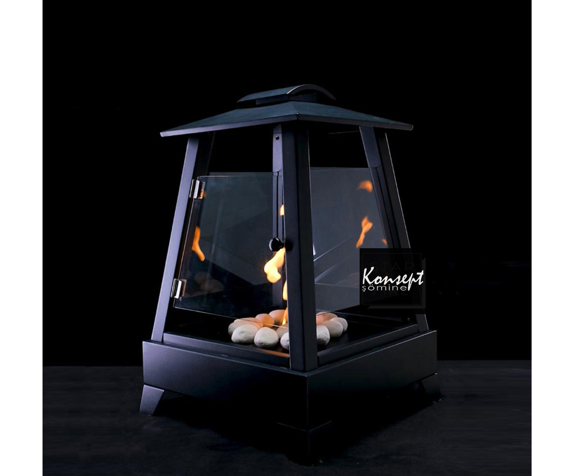 Portable ethanol fireplace 17