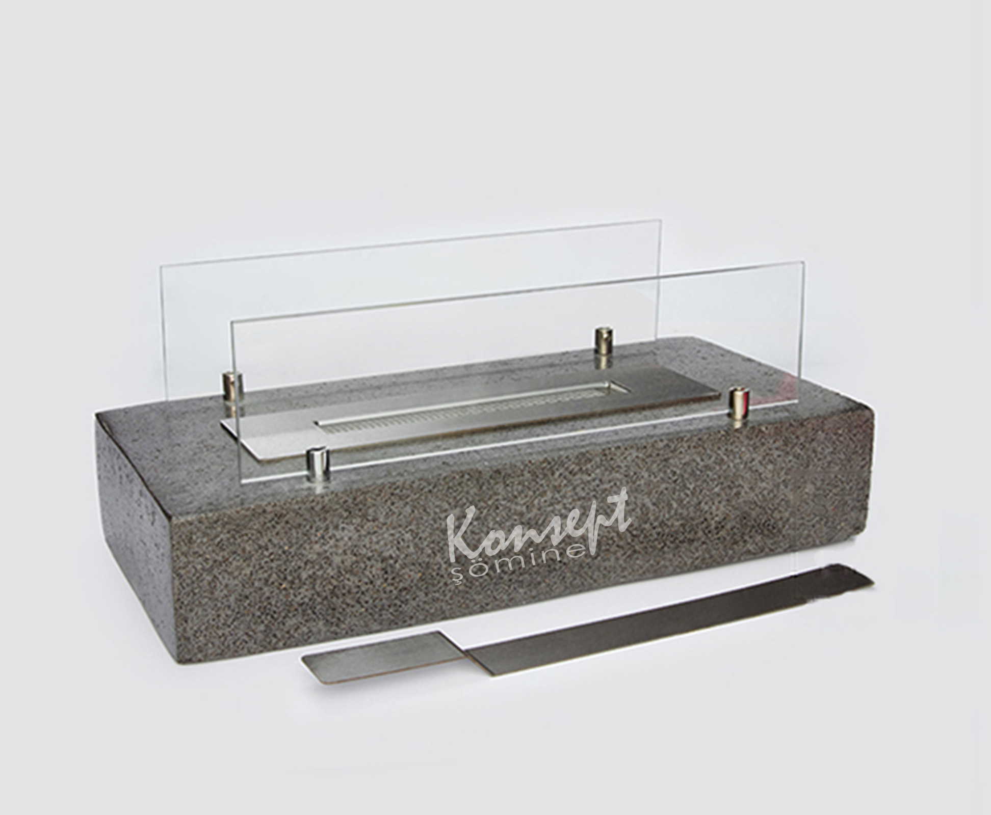 Portable ethanol fireplace 30