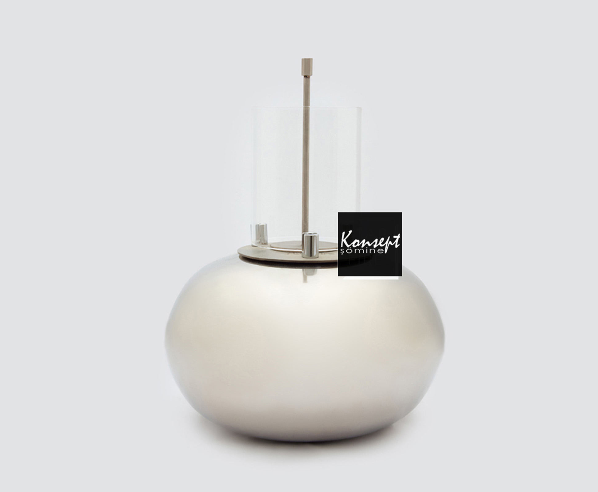 Portable ethanol fireplace 55