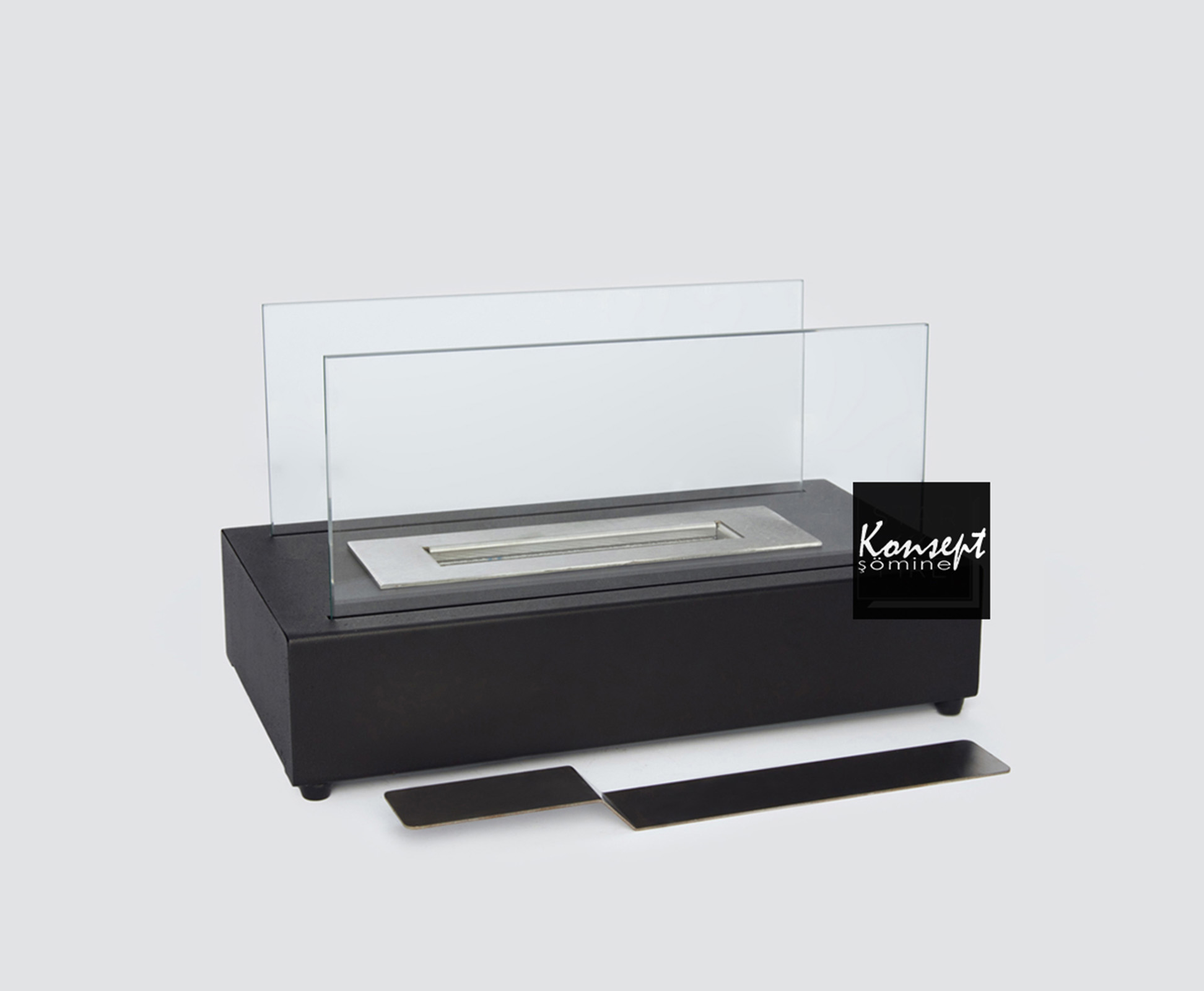 Portable ethanol fireplace 59