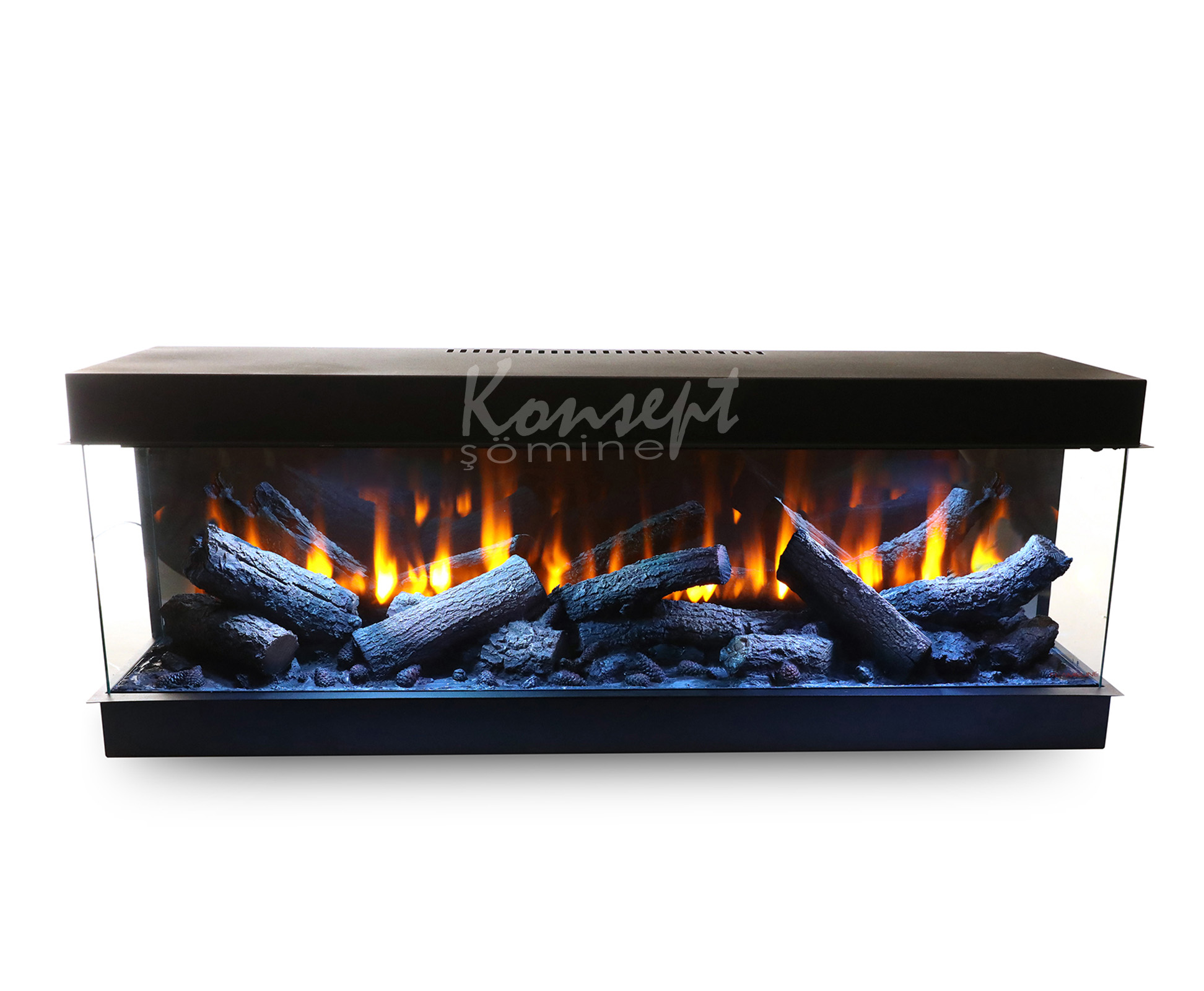 U Type Electric Fireplace 09